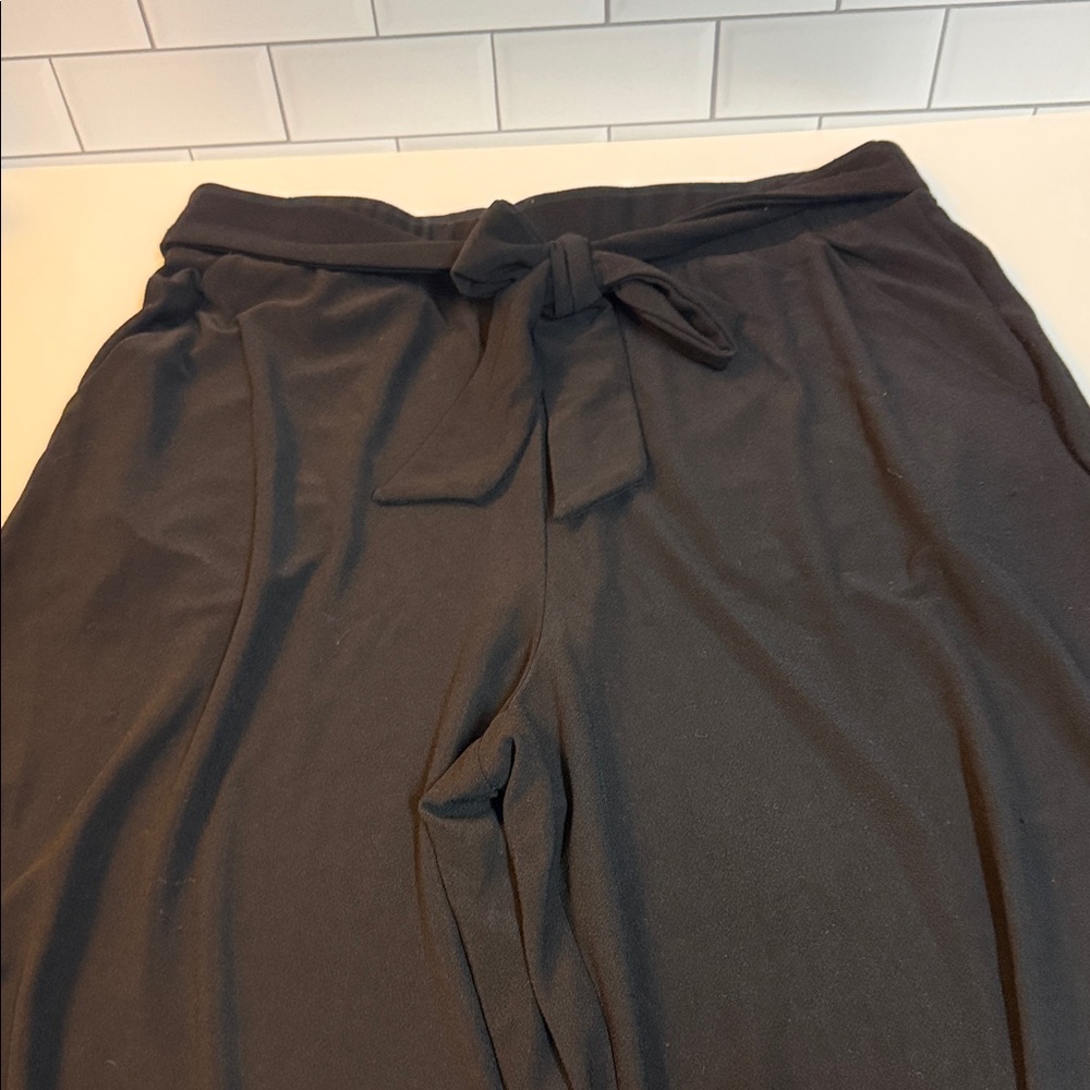 Philosophy Black Belted Trousers - Picture 3 of 4